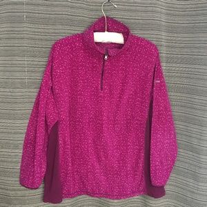 Columbia Sportswear Printed Fleece Pullover ½ zip Anorak Size 2X